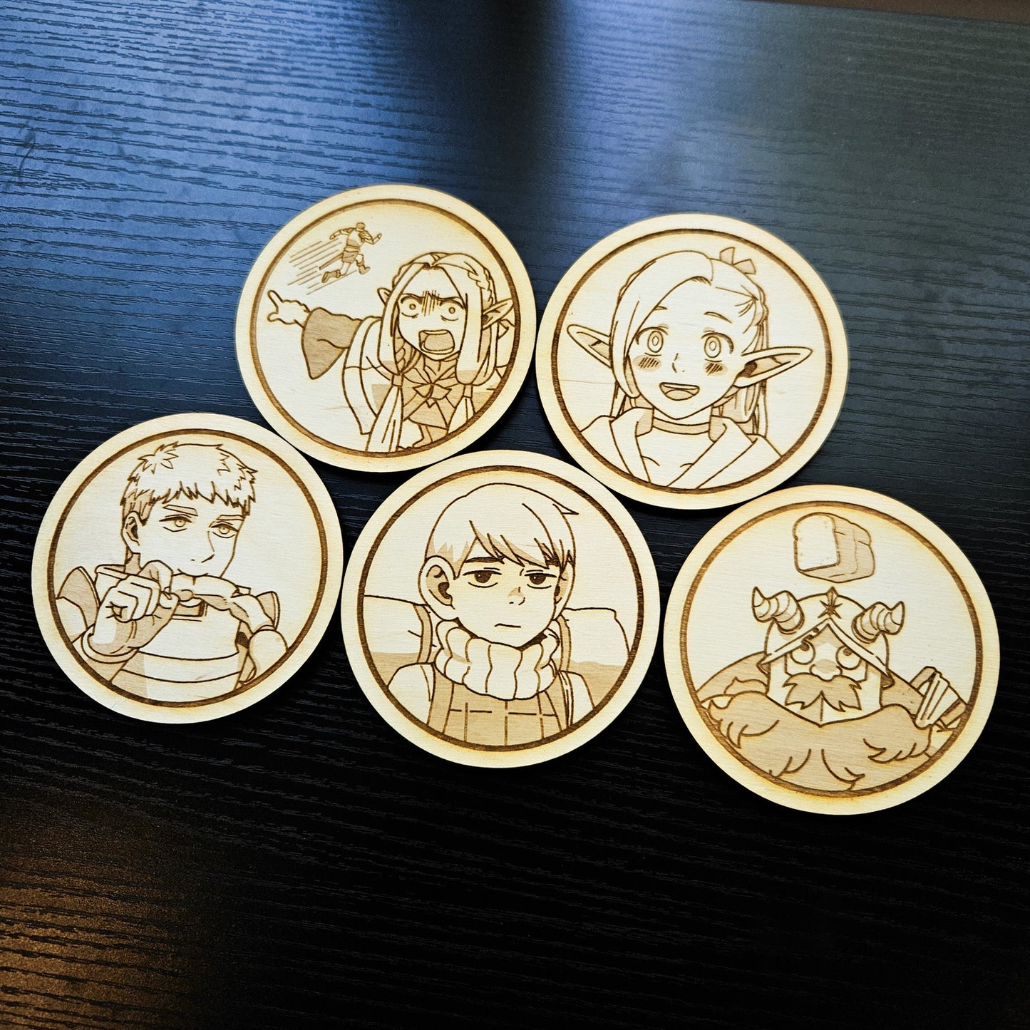 Dungeon Foodies Coasters