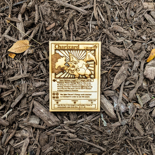 Wooden Monster Card