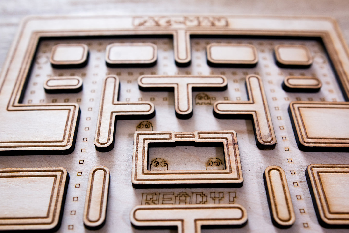 Retro Game Board Puck