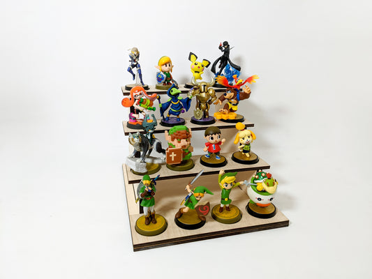 Small Figure Stand - 16 Amiibo Shelf