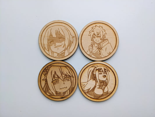 Anime Meme Party Coasters