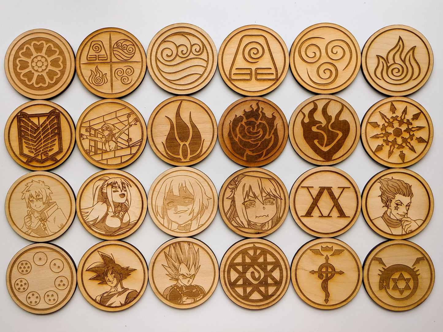 Anime Coasters - Custom Order