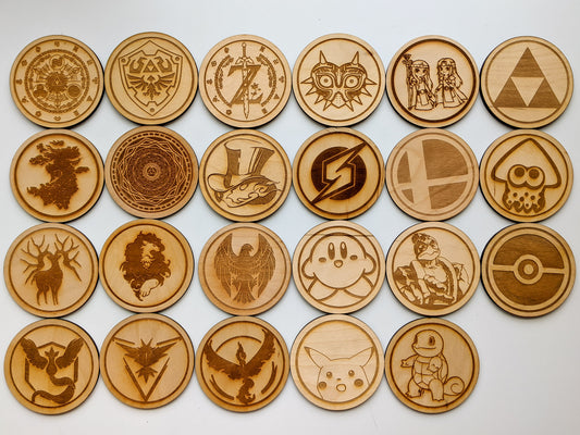 Gaming Coasters - Custom Order