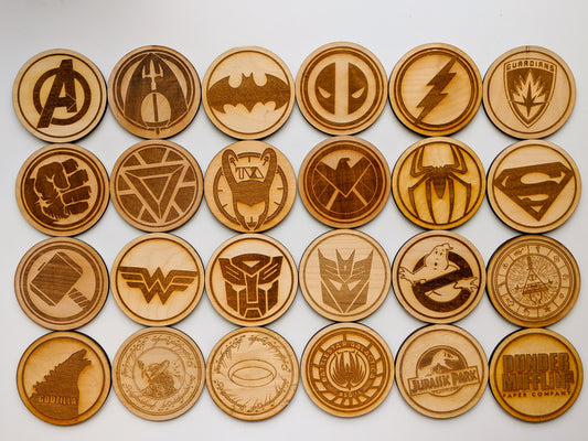 TV & Movies - Custom Coasters