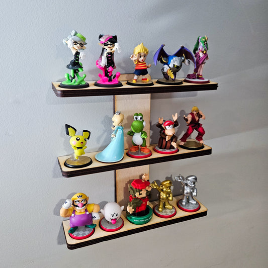 Amiibo Stand - 15 Wall Shelf