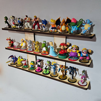 Amiibo Stand - 30 Wall Shelf