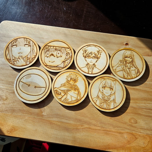 Anime Coasters (Set B)