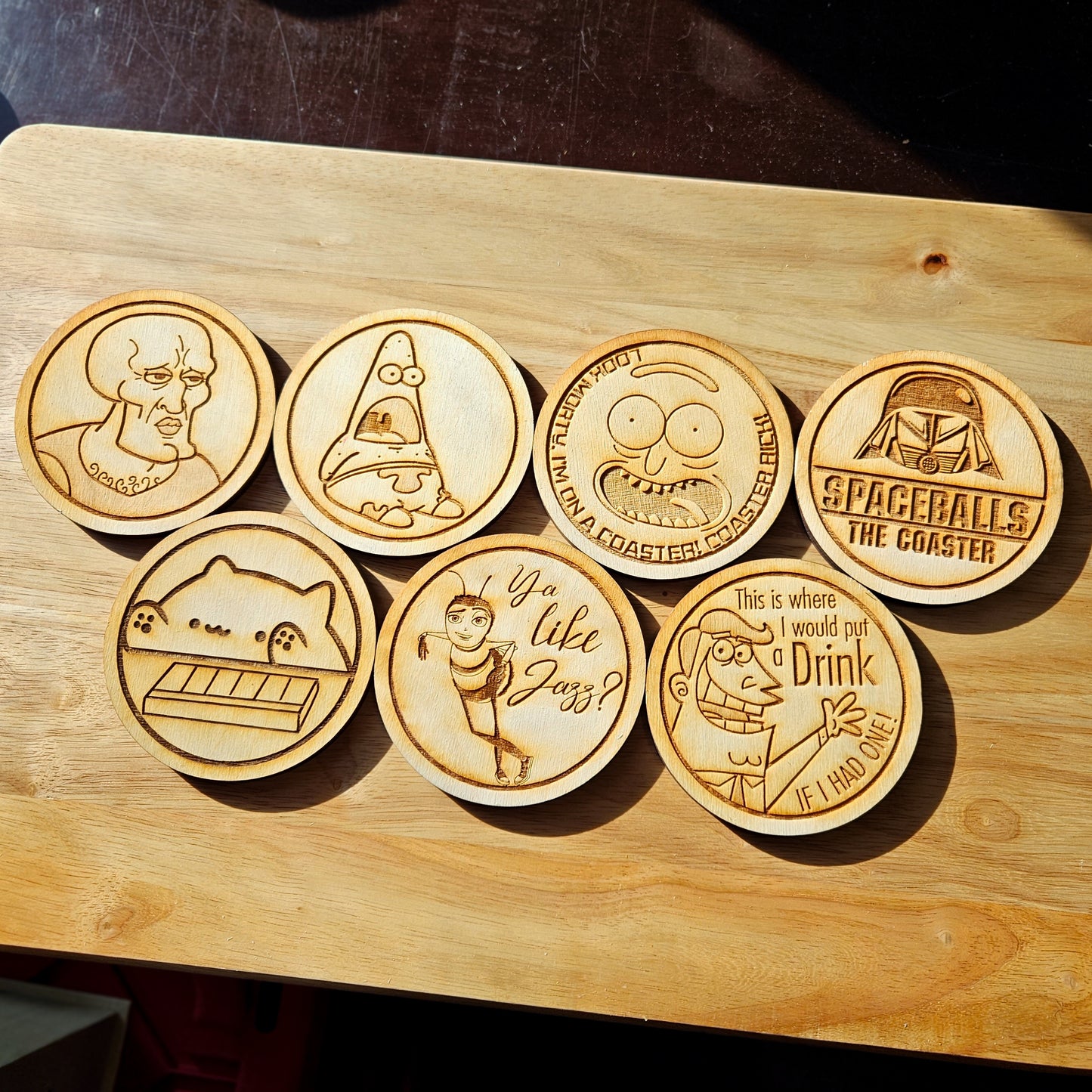 Meme-y Coasters