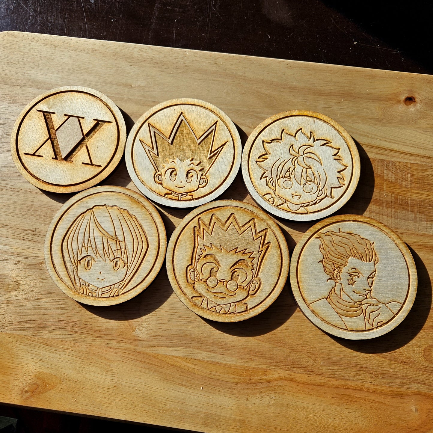 Hunter Anime Coasters