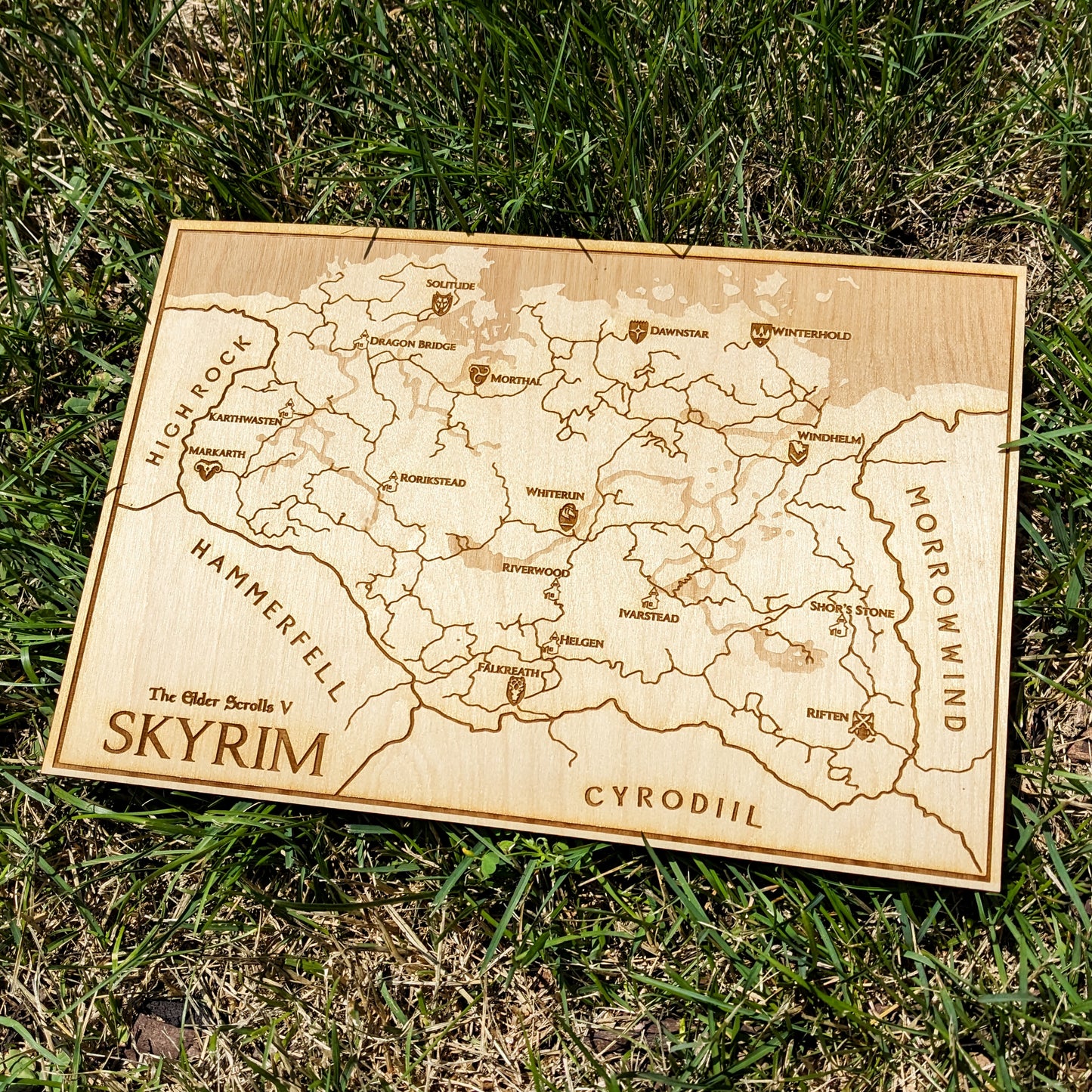 Skyrim World Map