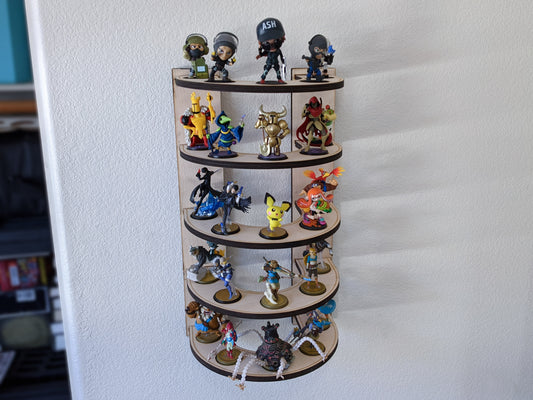 Wall Figure Stand - 25 Figures